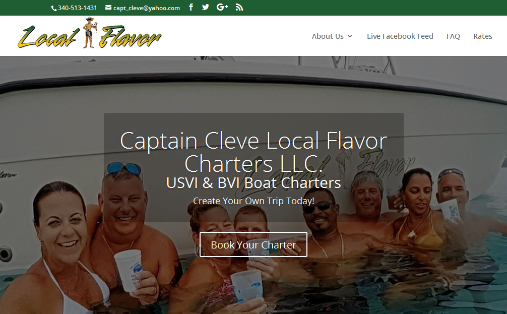 Introducing…The All New “Local Flavor Charters” Website!